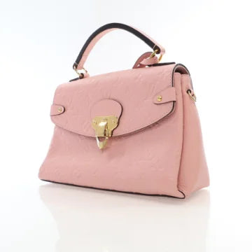Luxury Soluciens Pre-Owned Louis Vuitton Empreinte Georges BB in Pink Leather