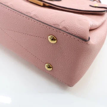 Luxury Soluciens Pre-Owned Louis Vuitton Empreinte Georges BB in Pink Leather