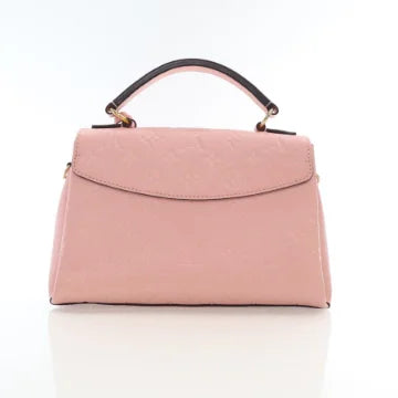 Luxury Soluciens Pre-Owned Louis Vuitton Empreinte Georges BB in Pink Leather