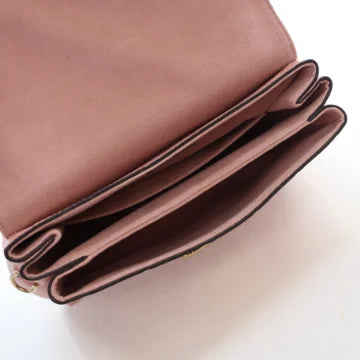 Luxury Soluciens Pre-Owned Louis Vuitton Empreinte Georges BB in Pink Leather