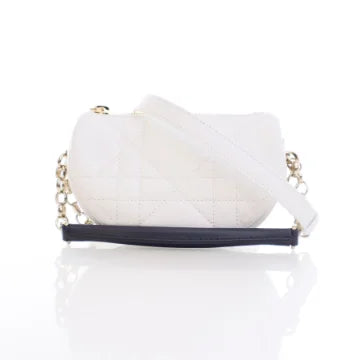 Luxury Soluciens Pre-Owned DIOR Lambskin Leather Cannage Vibe Hobo Bag