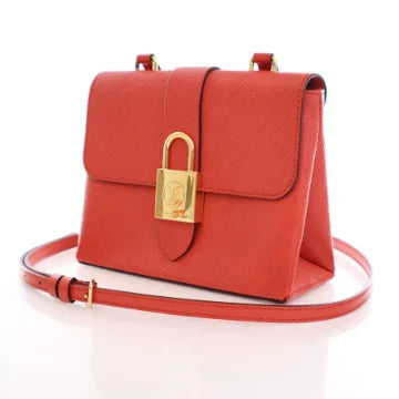 Luxury Soluciens Pre-Owned Louis Vuitton Locky BB in Red Epi-Leather