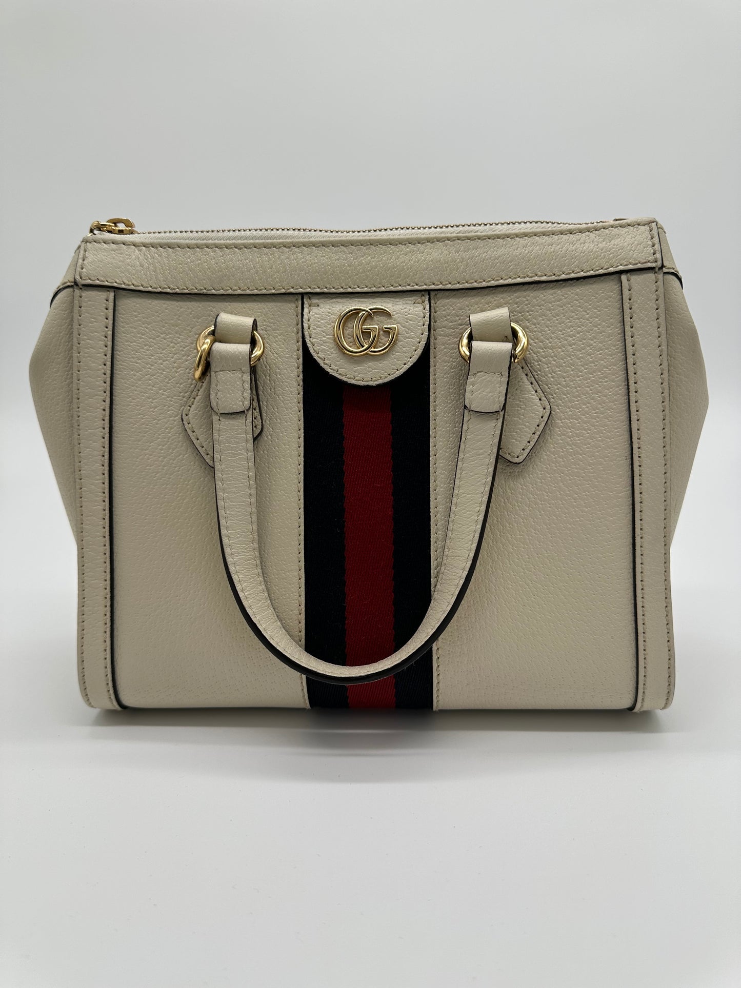 Luxury Soluciens Pre-owned Gucci Ophedia leather small tote