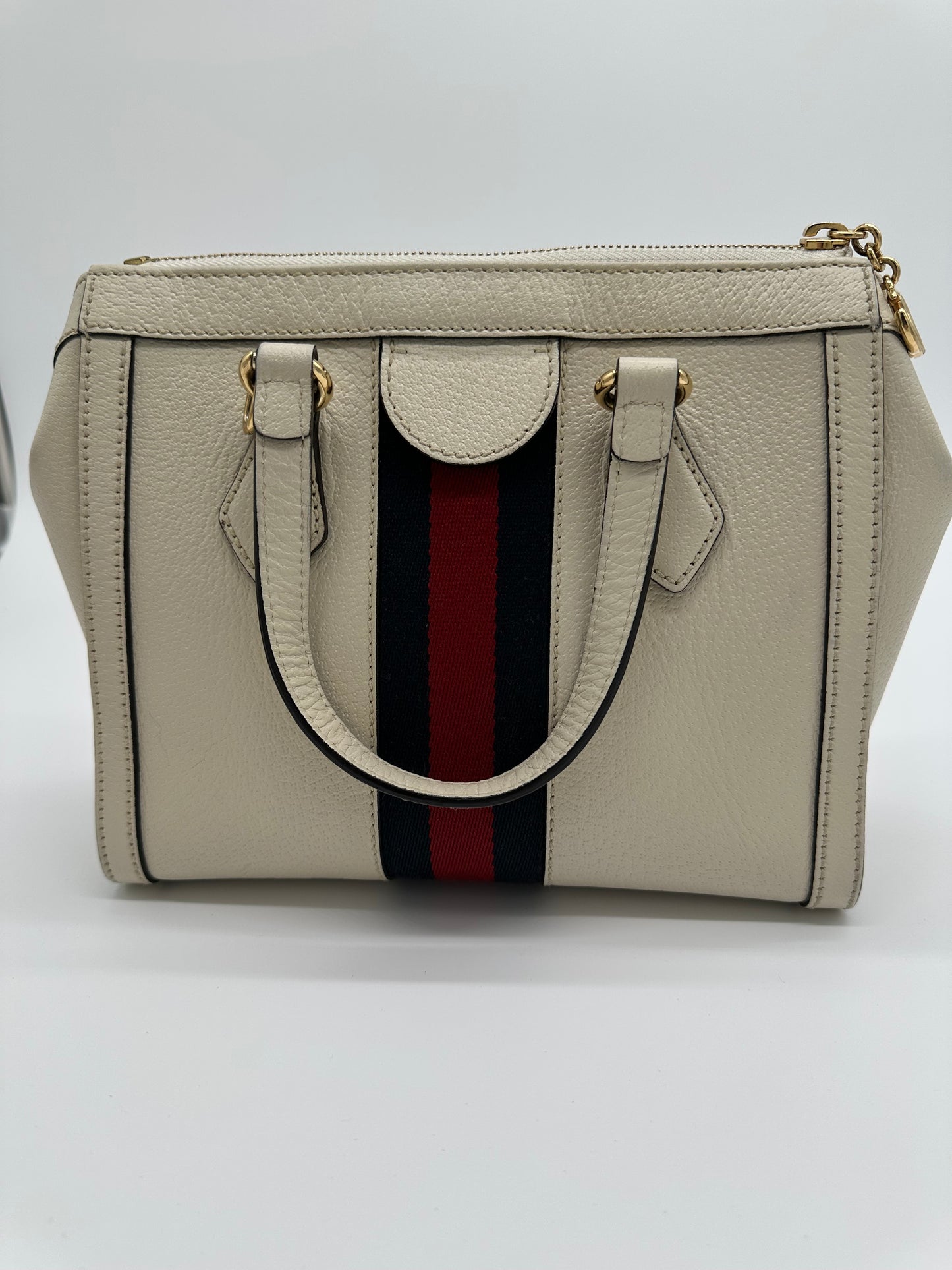 Luxury Soluciens Pre-owned Gucci Ophedia leather small tote