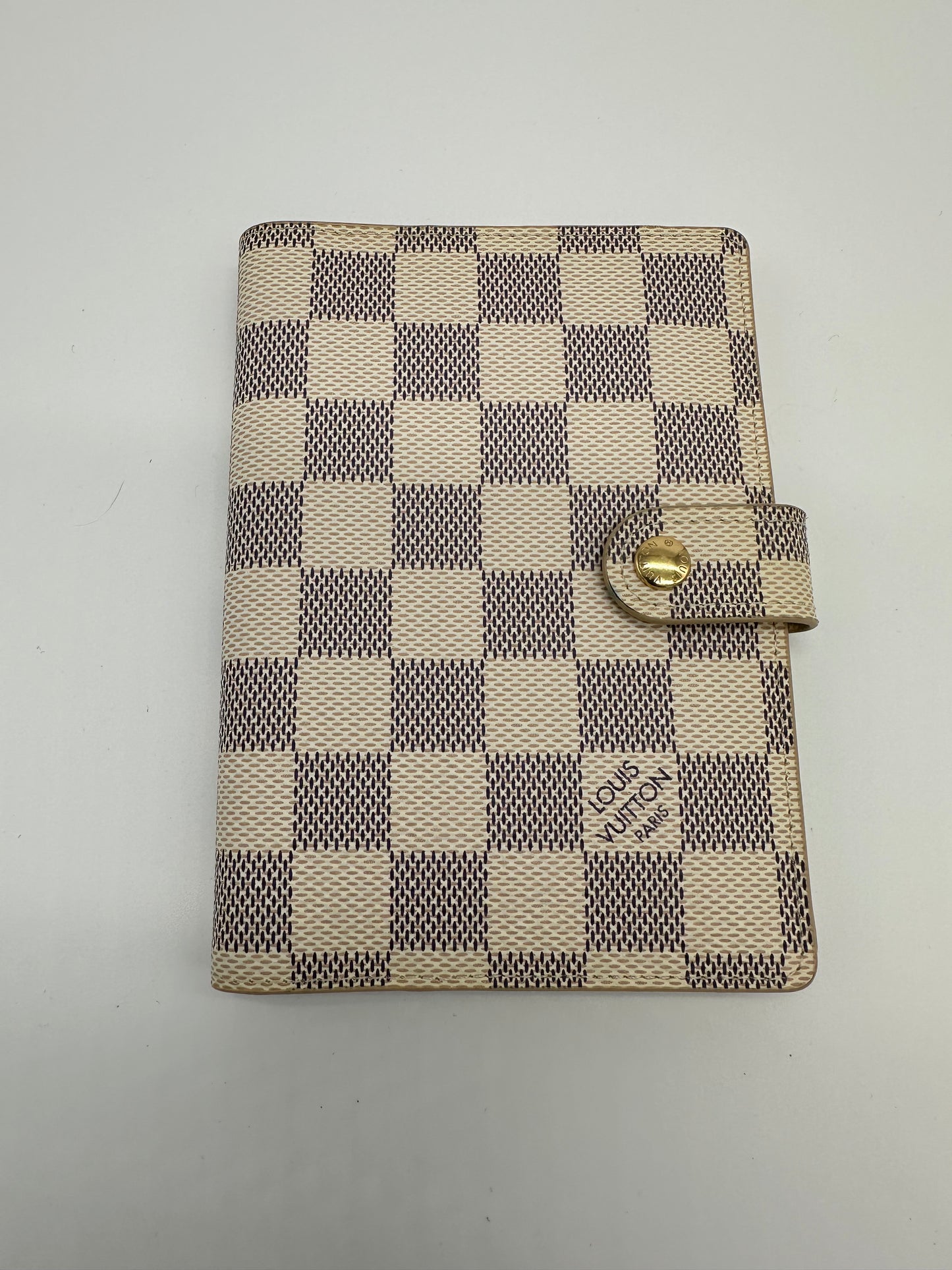 Luxury Soluciens Pre-owned Louis Vuitton Damier Azure Agenda in the PM size