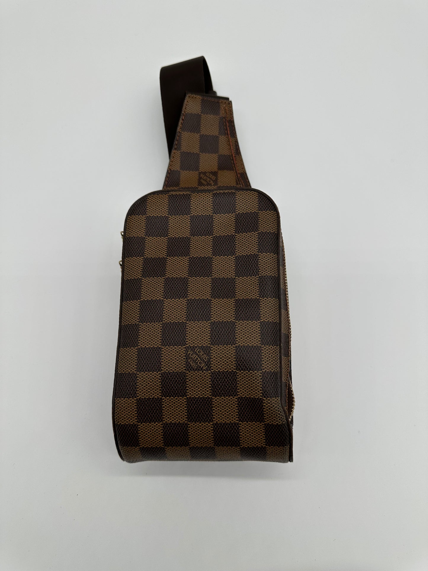 Luxury Soluciens Pre-owned Louis Vuitton Damier Ebene Geronimos bum bag