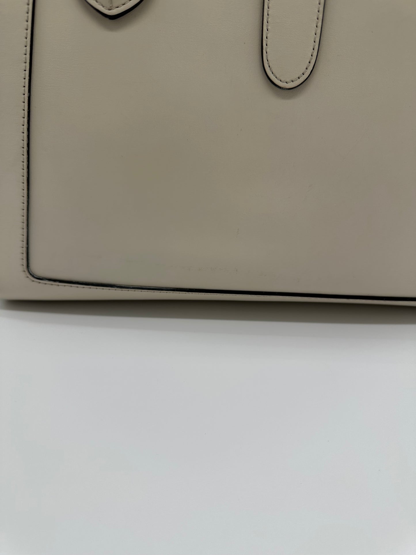 Luxury Soluciens Pre-Owned Gucci Medium tote in Off White Leather