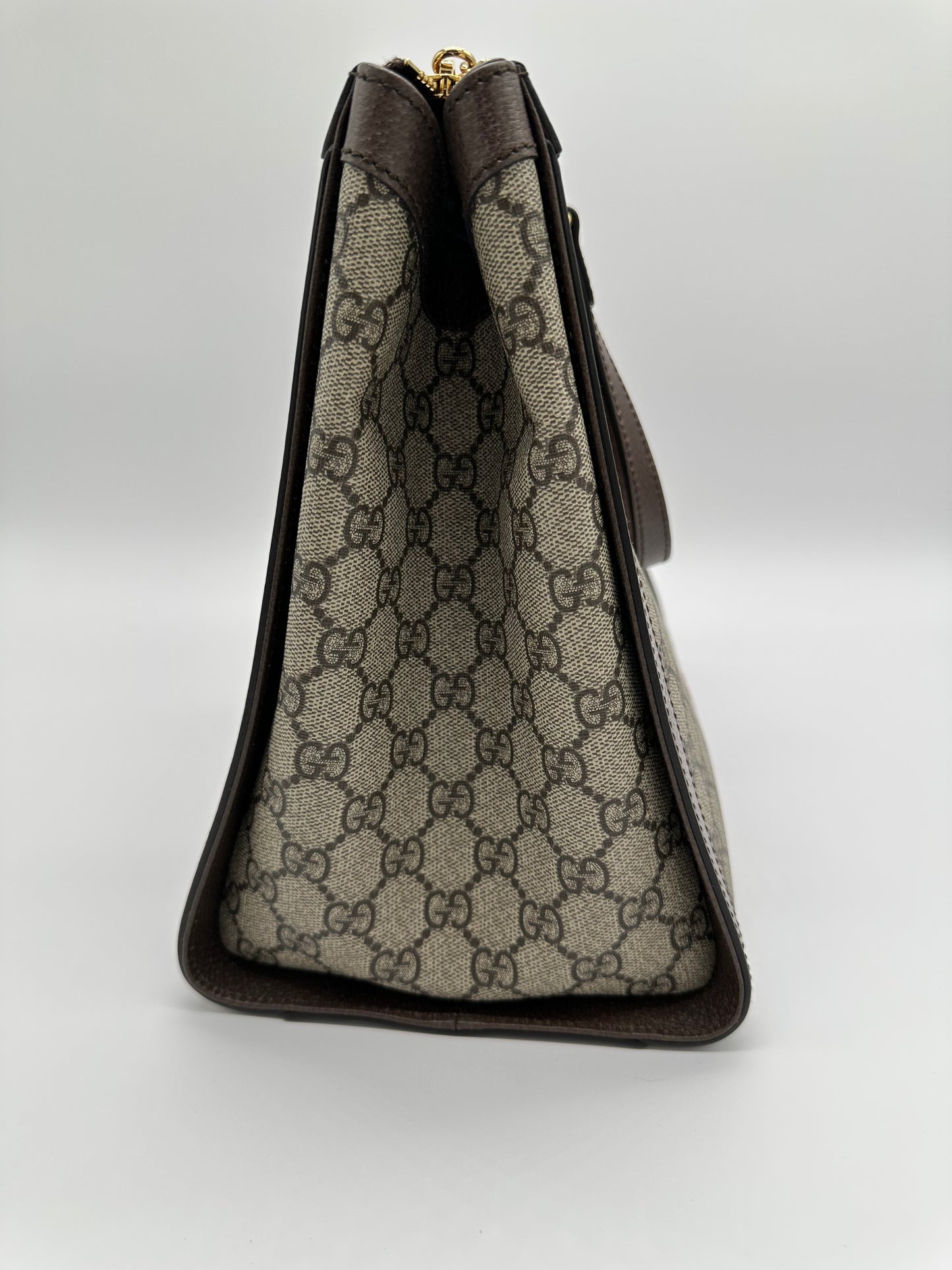 Luxury Soluciens Pre-Owned Gucci Medium GG Supreme Ophidia Tote