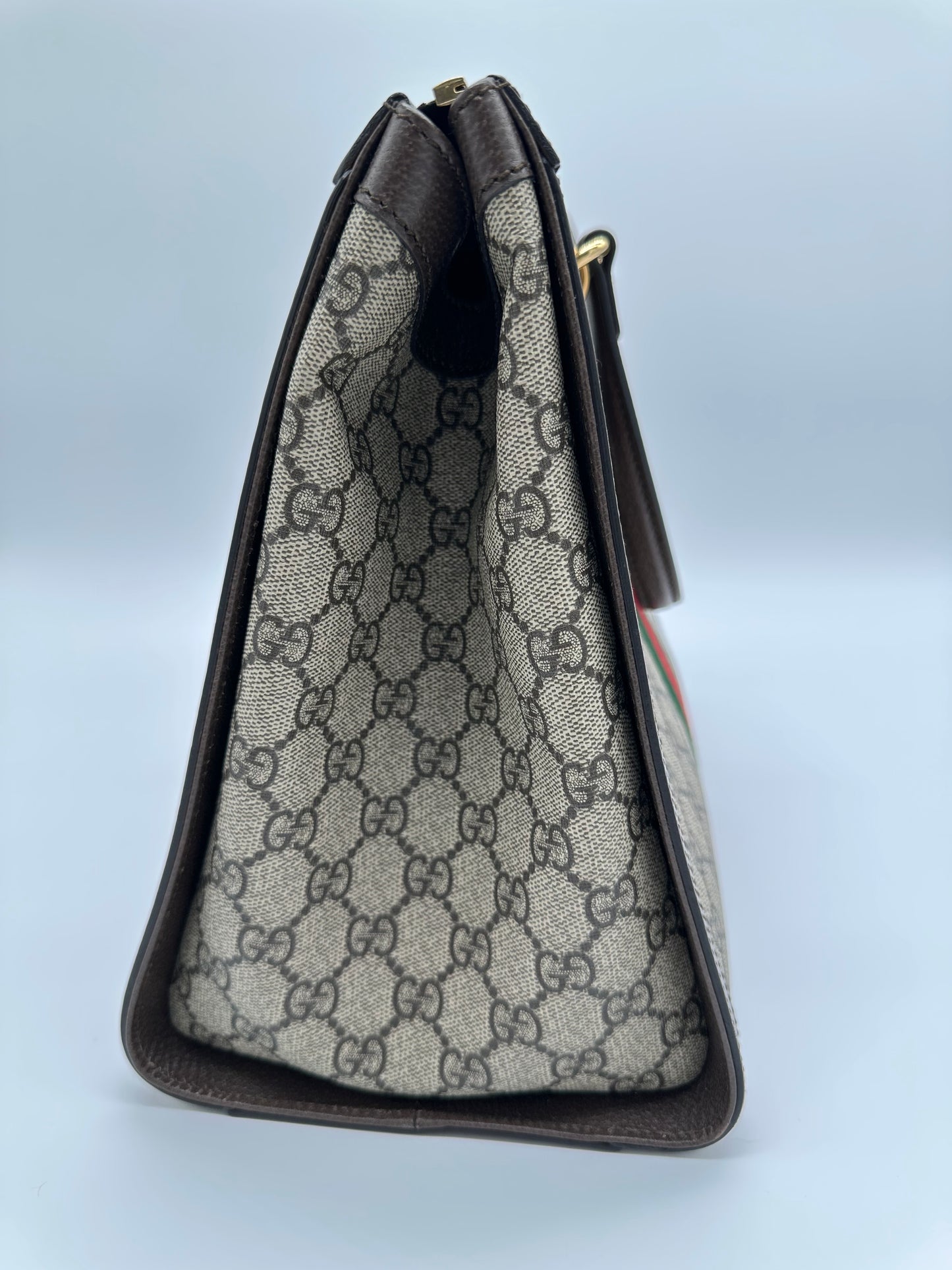 Luxury Soluciens Pre-Owned Gucci Medium GG Supreme Ophidia Tote