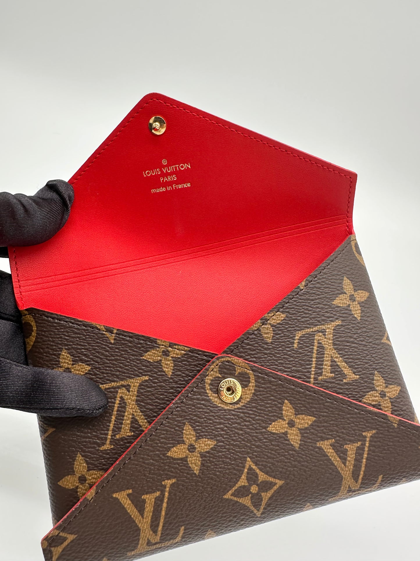 Luxury Soluciens Pre-Owned Louis Vuitton Monogram Canvas Envelope Pouch Set