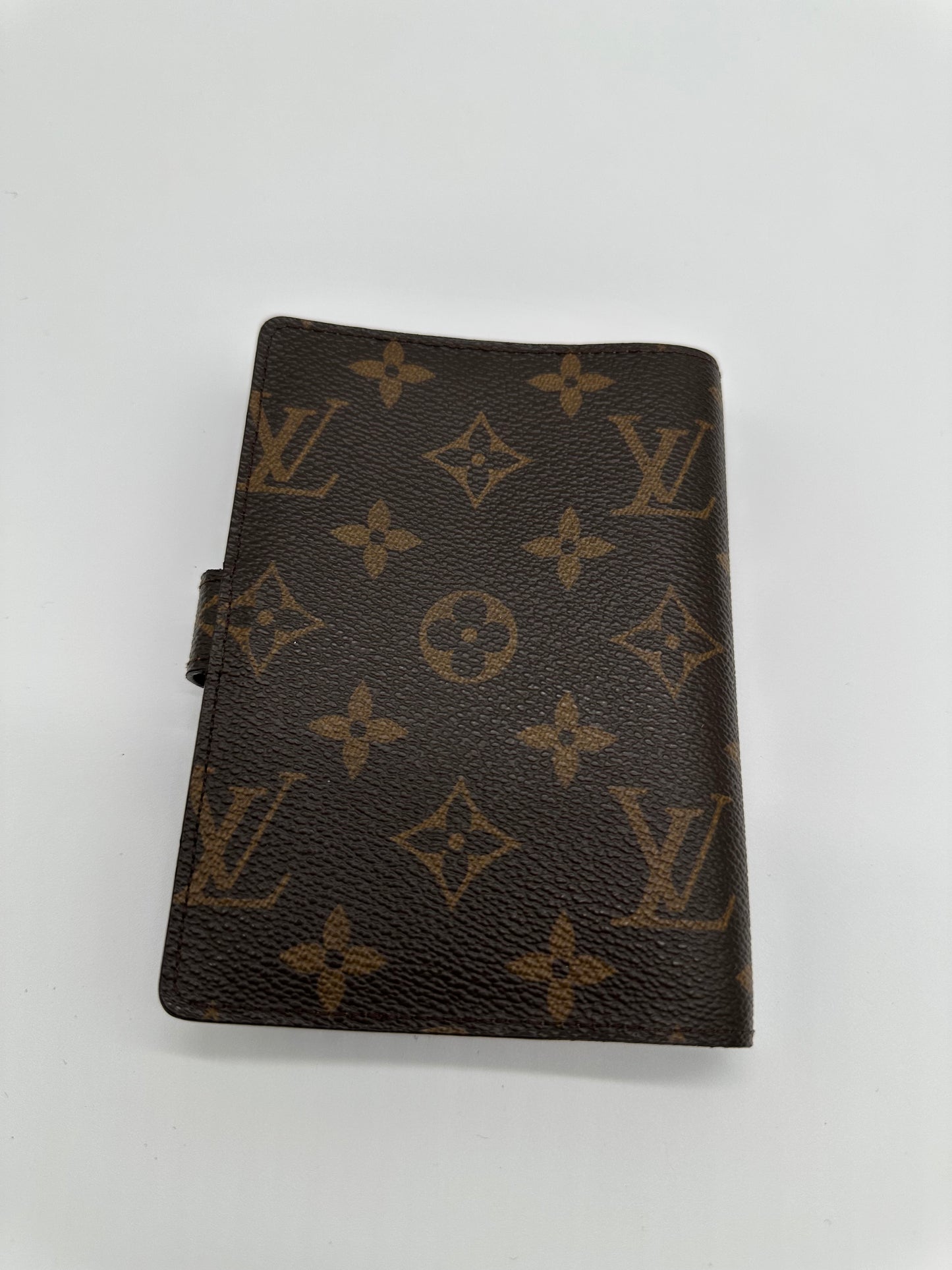 Luxury Soluciens Pre-Owned Monogram Coated Canvas Small Agenda