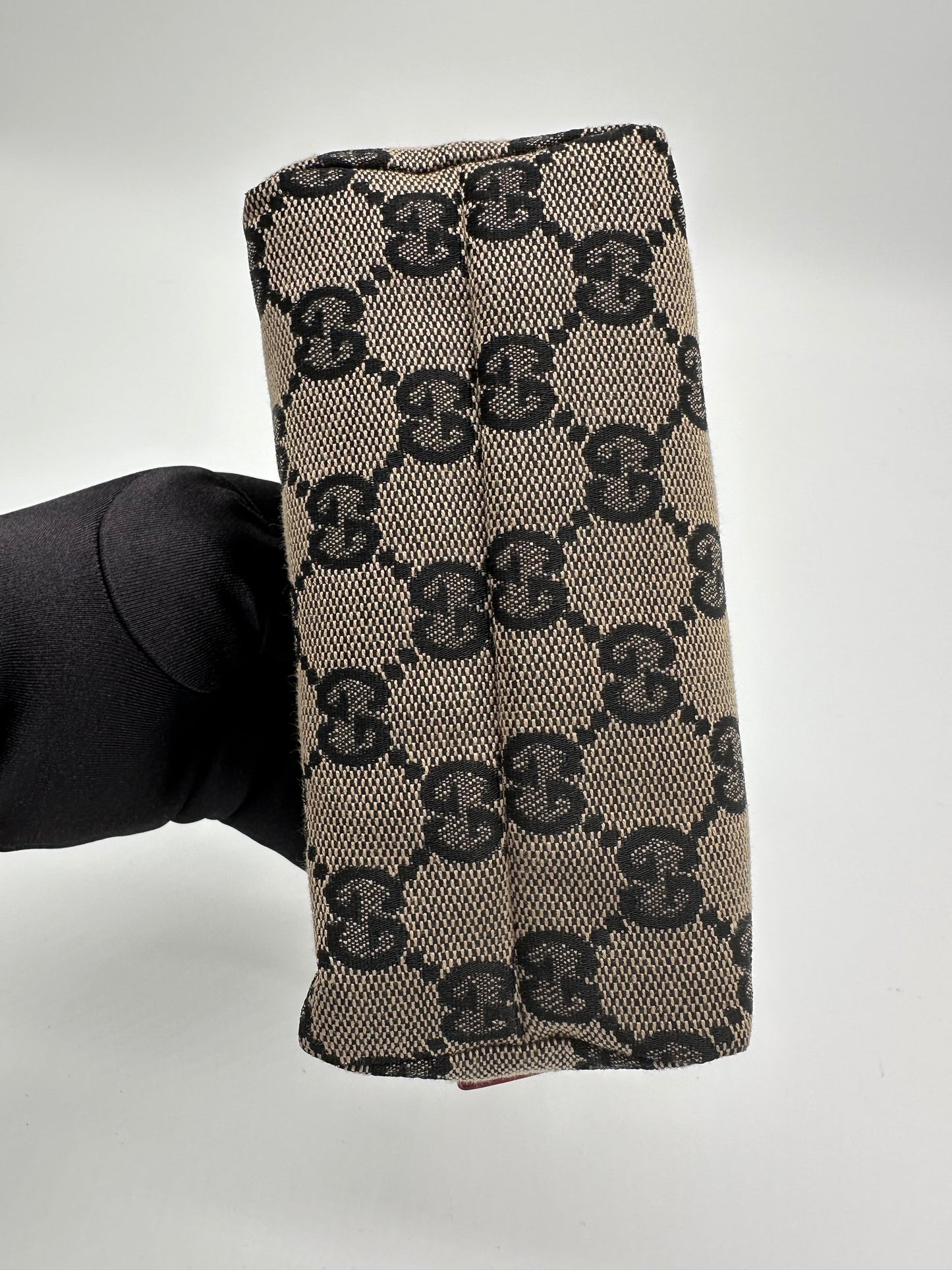 Luxury Soluciens Pre-Owned Gucci Monogram Cosmetics Pouch