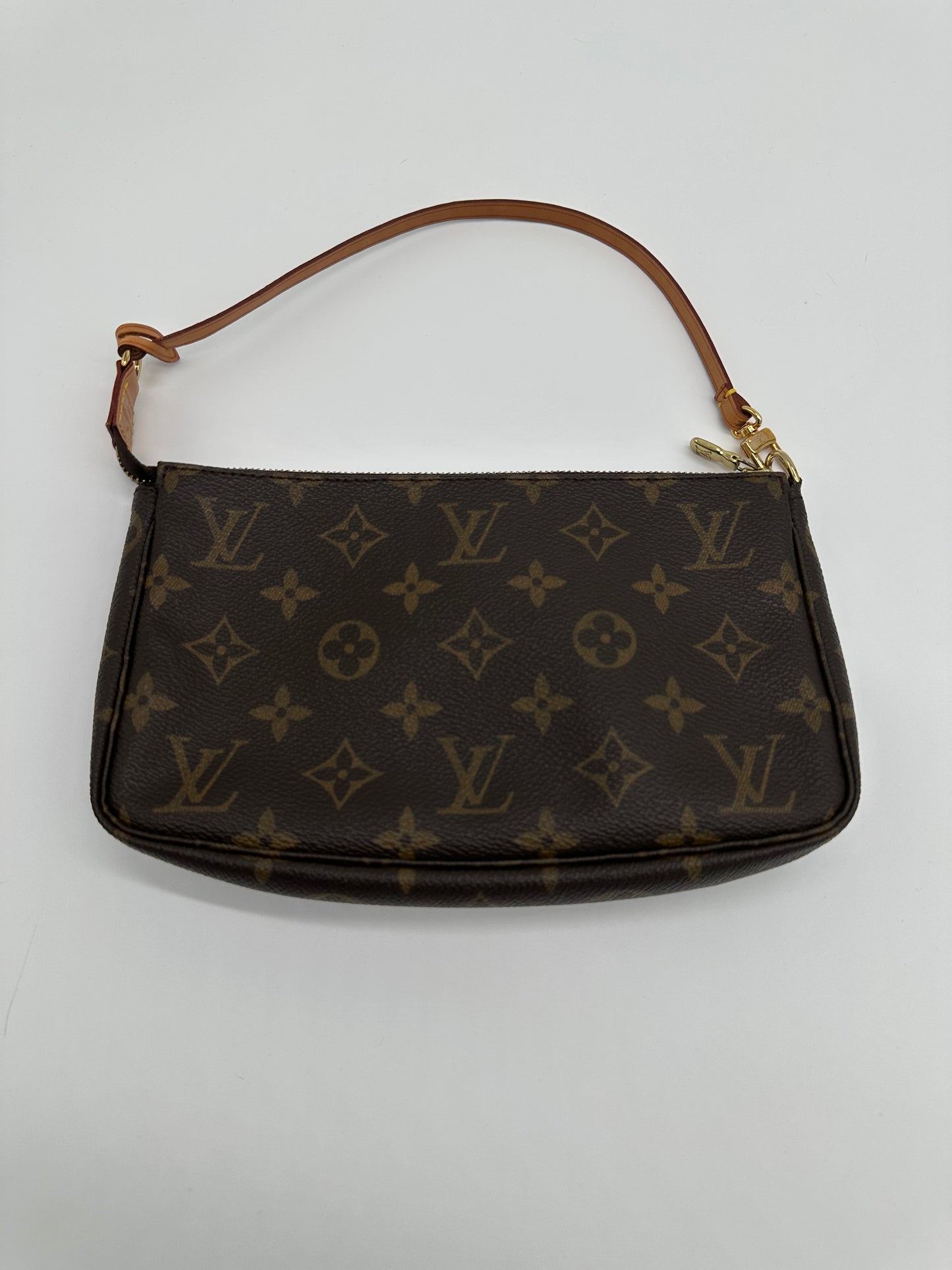Luxury Soluciens Pre-Owned Louis Vuitton Vintage Monogram Coated Canvas Pochette