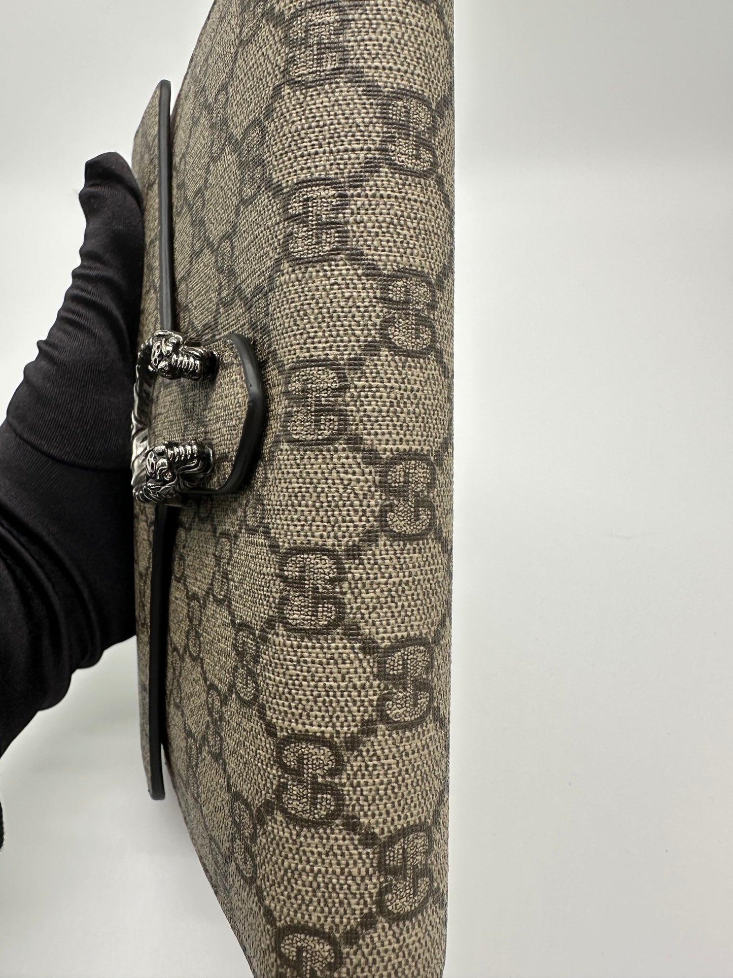 Luxury Soluciens Pre-Owned Gucci Dionysis Wallet on a Chain in Coated Canvas Monogram