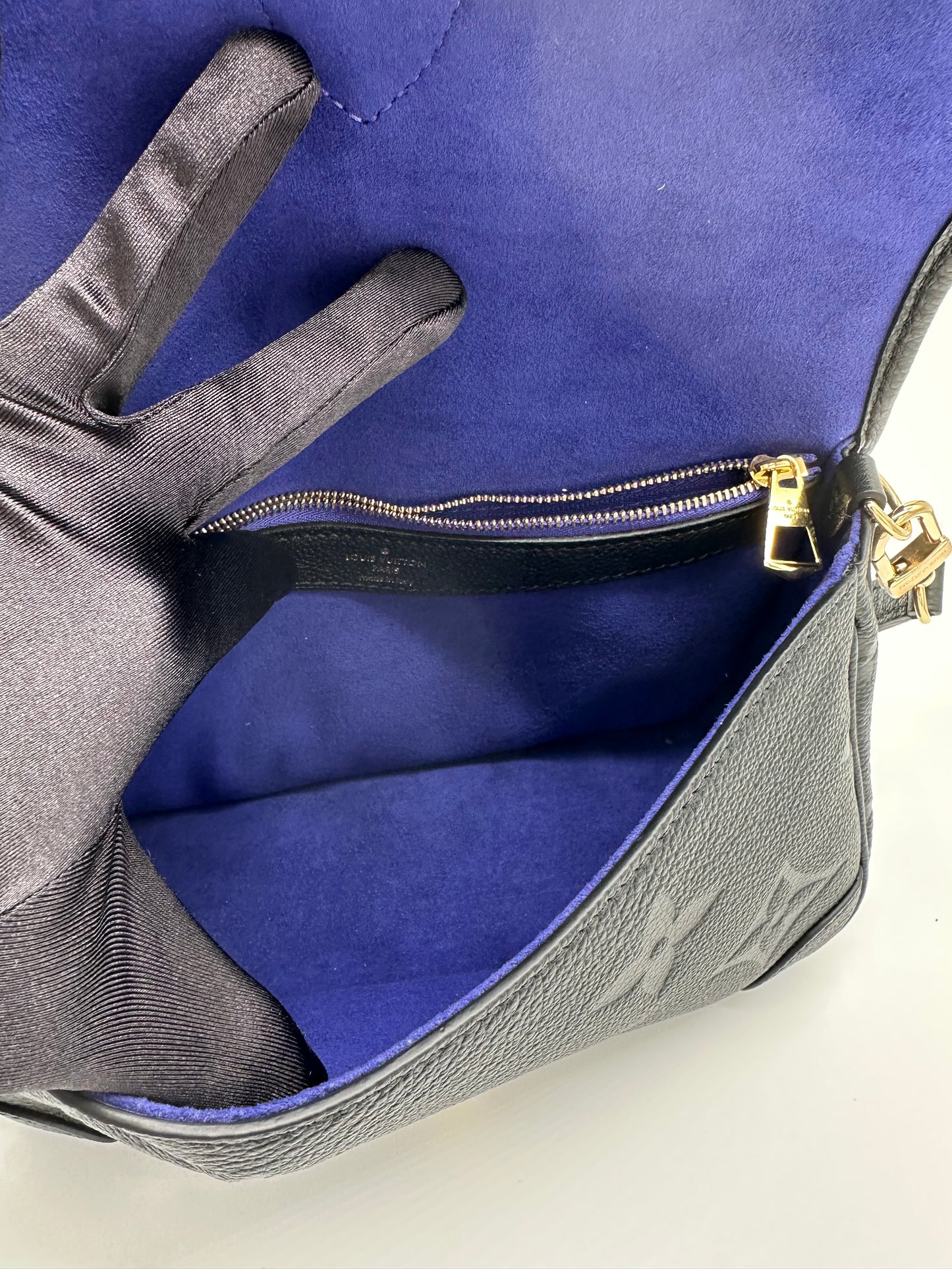 Luxury Soluciens Pre-Owned Diane Empriente Leather Bag