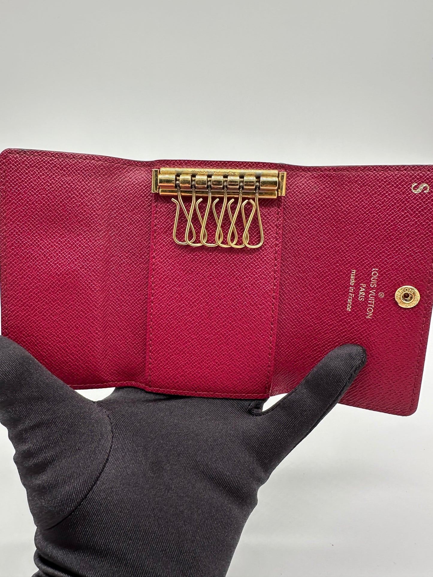 Luxury Soluciens Pre-owned Louis Vuitton 6 key, key holder in monogram canvas