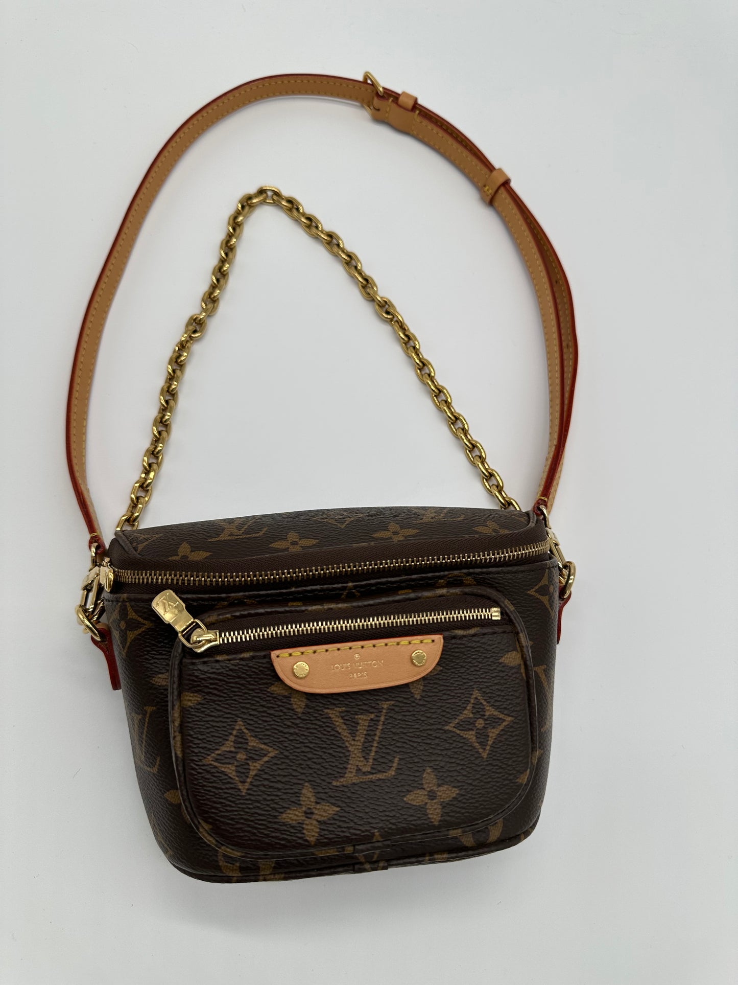 Luxury Soluciens Pre-owned Louis Vuitton mini bum bag in monogram