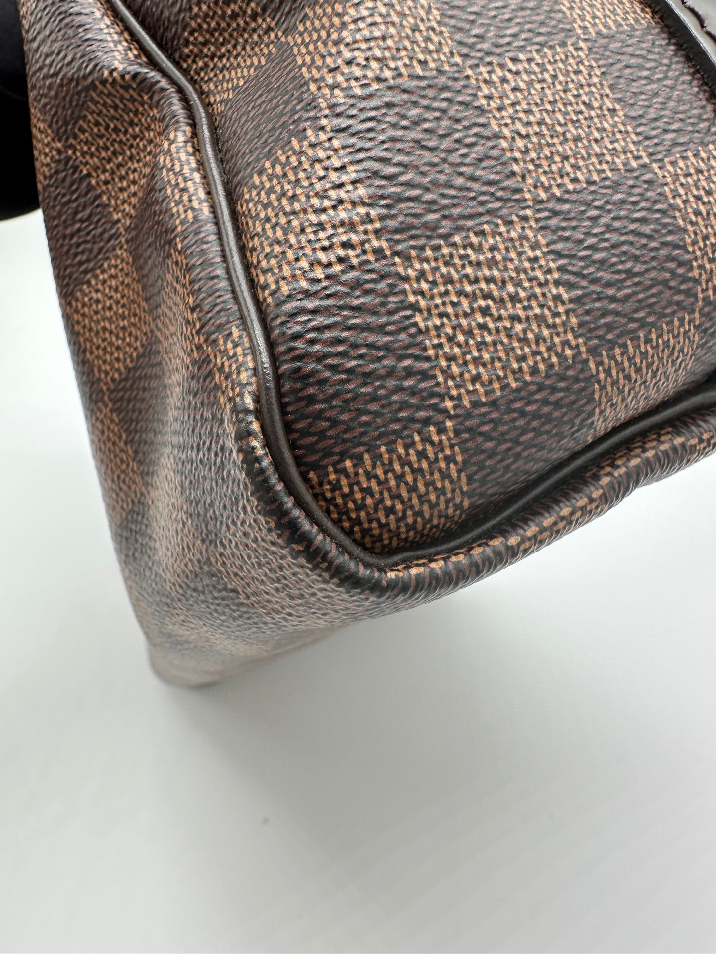 Luxury Soluciens Pre-Owned Louis Vuitton Damier Ebene Speedy Bandolier 25