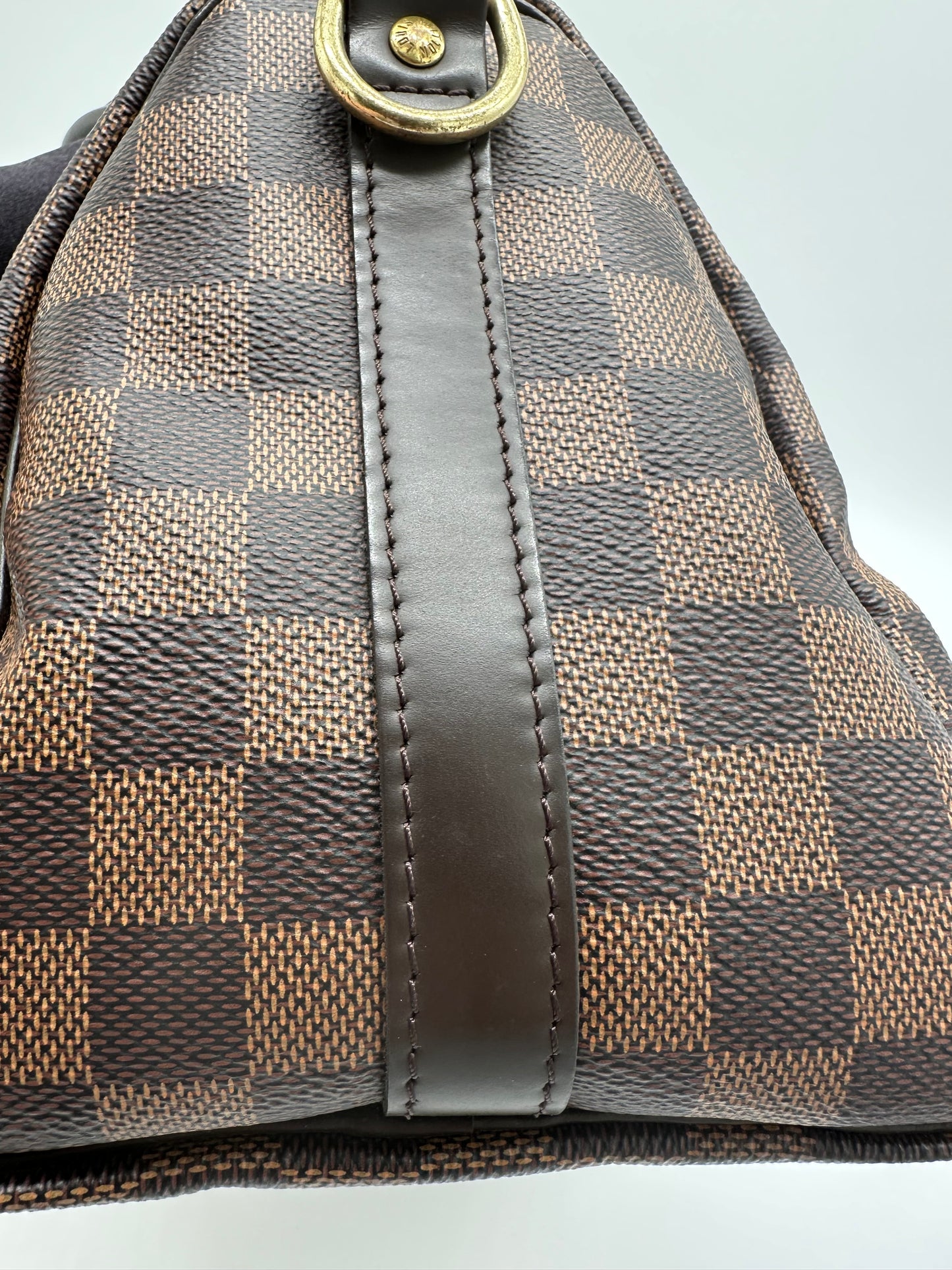 Luxury Soluciens Pre-Owned Louis Vuitton Damier Ebene Speedy Bandolier 25