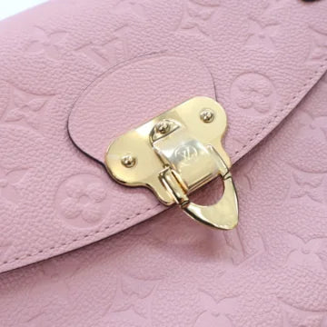 Luxury Soluciens Pre-Owned Louis Vuitton Empreinte Georges BB in Pink Leather