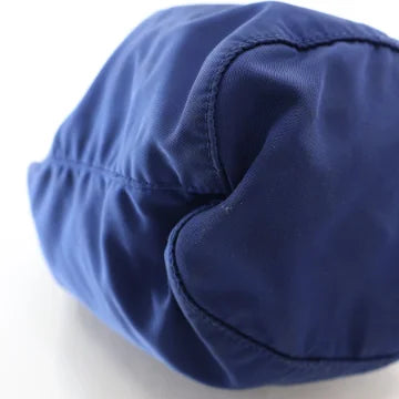 Luxury Soluciens Pre-Owned Prada Nylon Bucket Bag in Blue