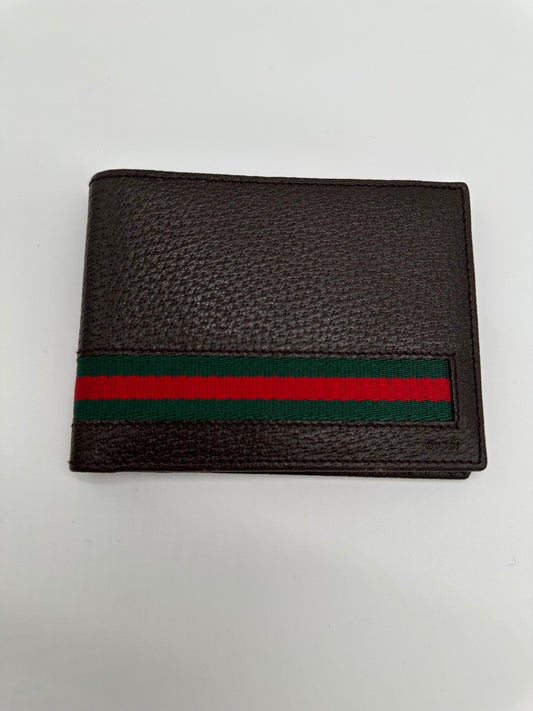 Luxury Soluciens Pre-owned Gucci Ophedia Mens leather wallet