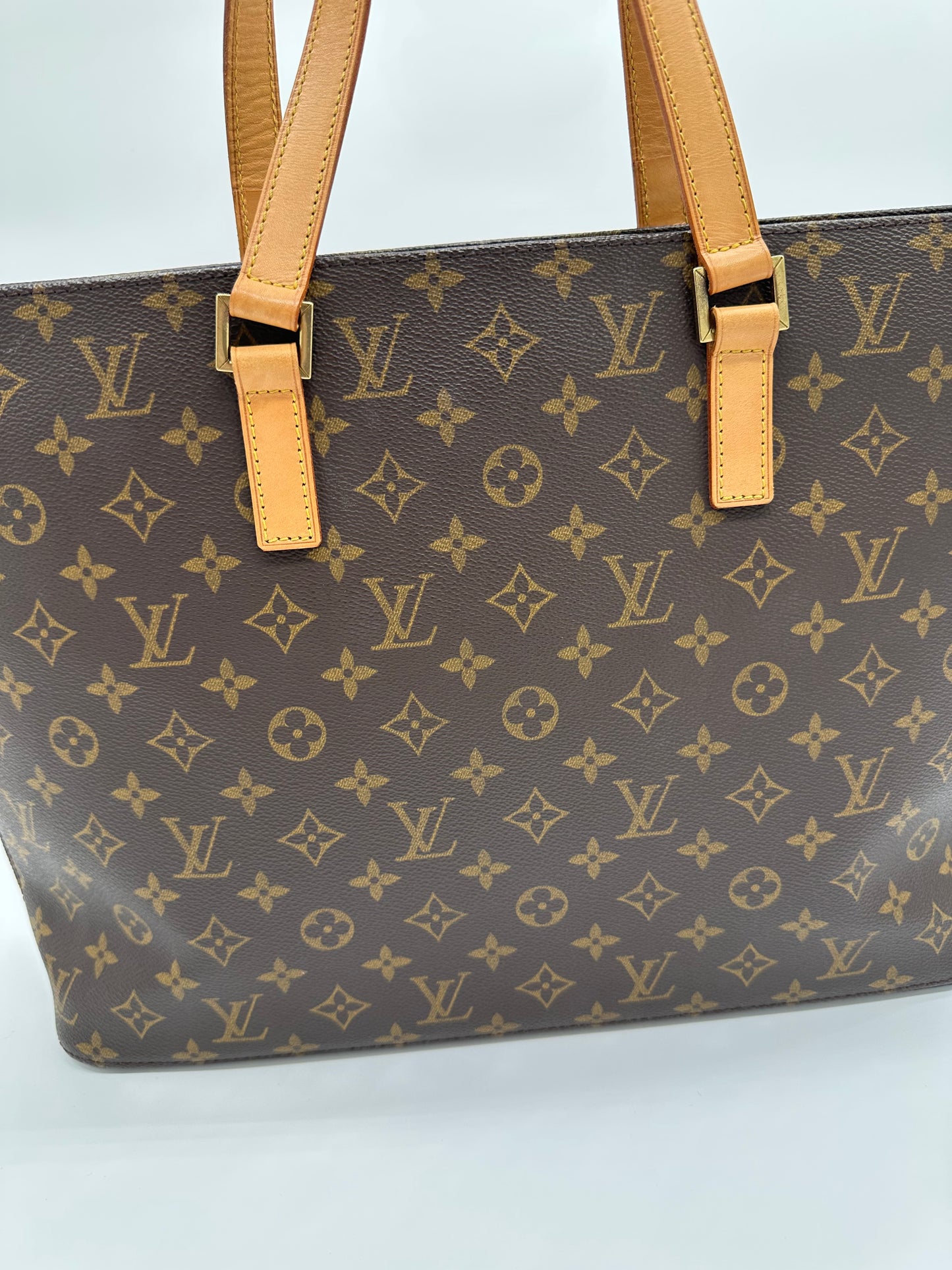 Luxury Soluciens Pre-Owned Louis Vuitton Vintage Luco Tote in Monogram Coated Canvas