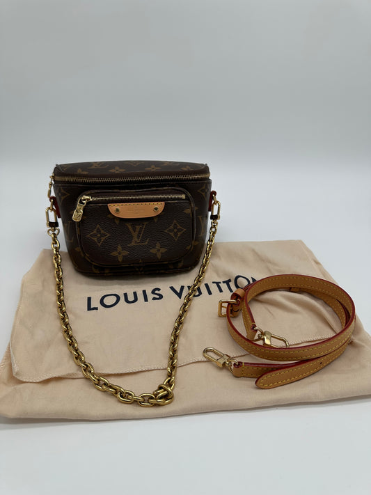 Luxury Soluciens Pre-owned Louis Vuitton mini bum bag in monogram